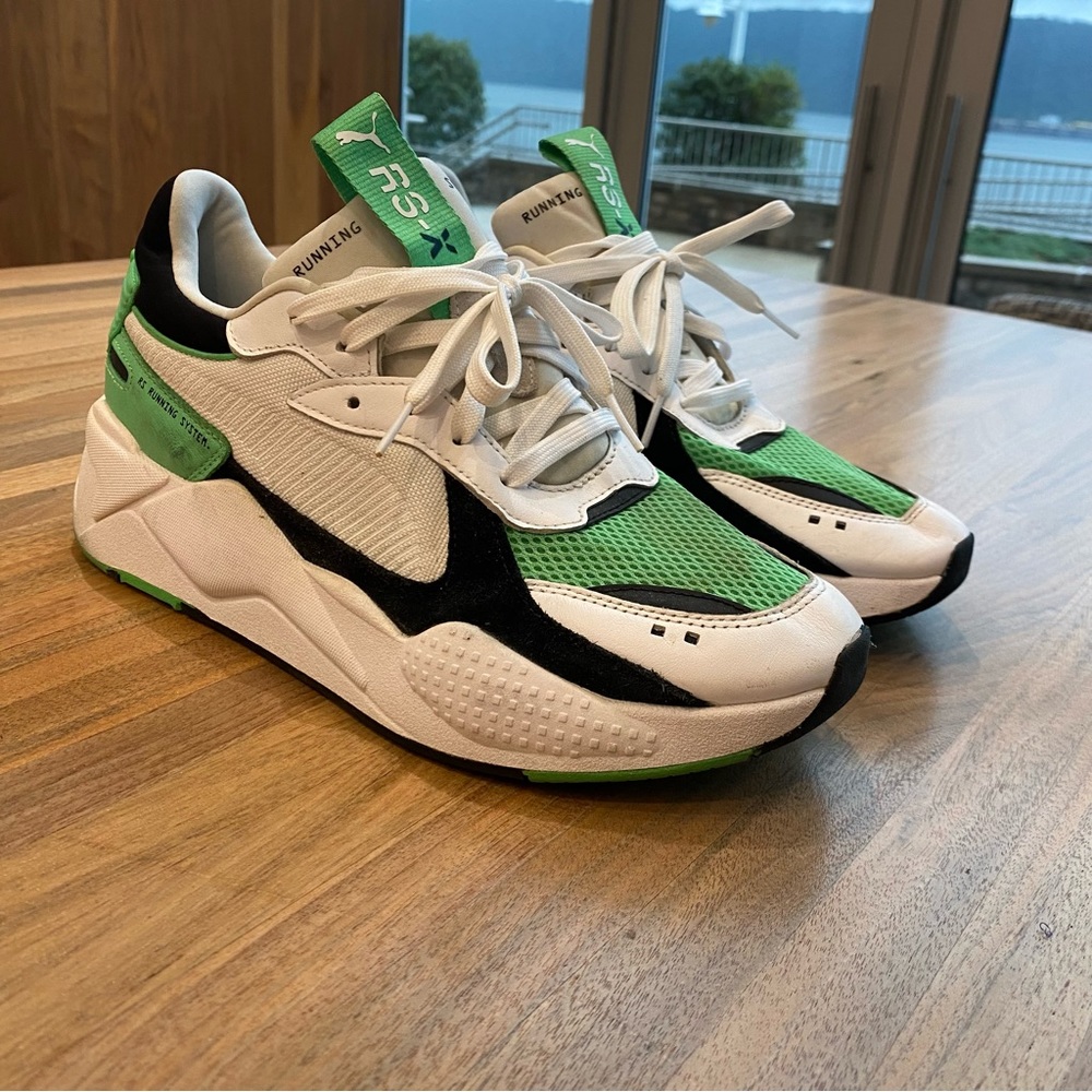 Men's Puma RS-X CR White/Puma Black, Size 10